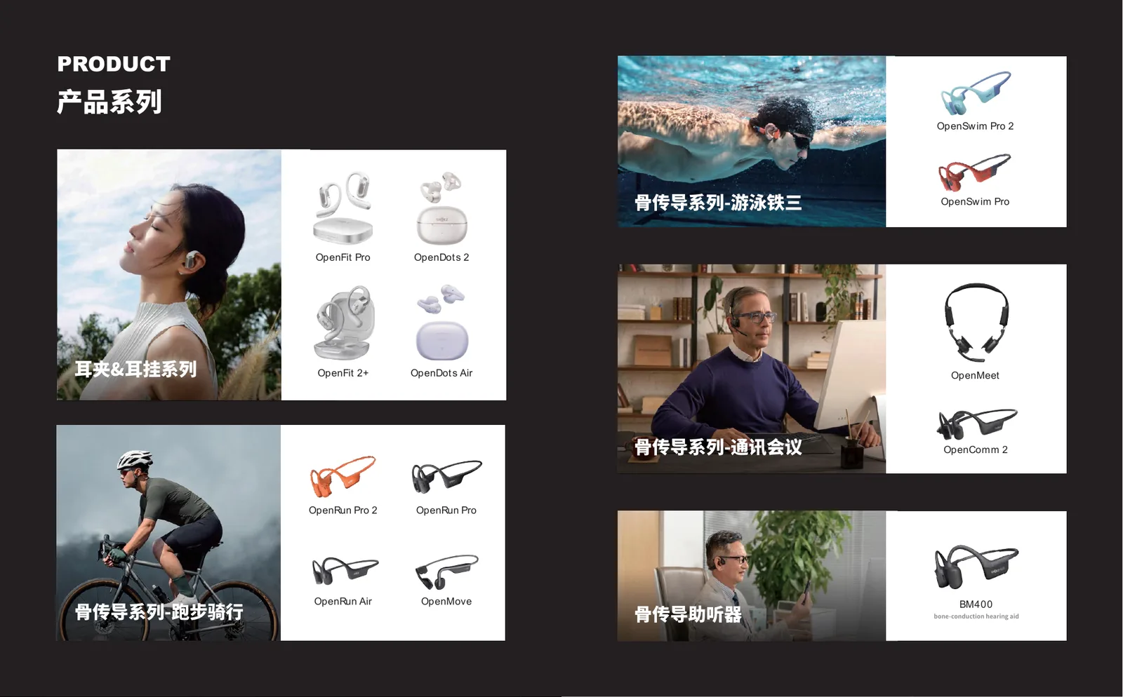 韶音产品矩阵